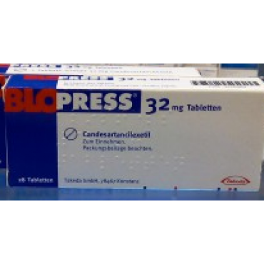 Купить Блопресс (Кандезартанcилексетил) Blopress (Candesartancilexetil) 32 мг/28 таблеток в Москве