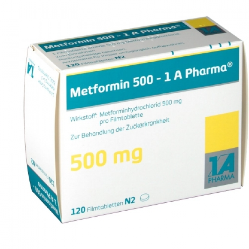 Метформин METFORMIN 500MG - 180 Шт